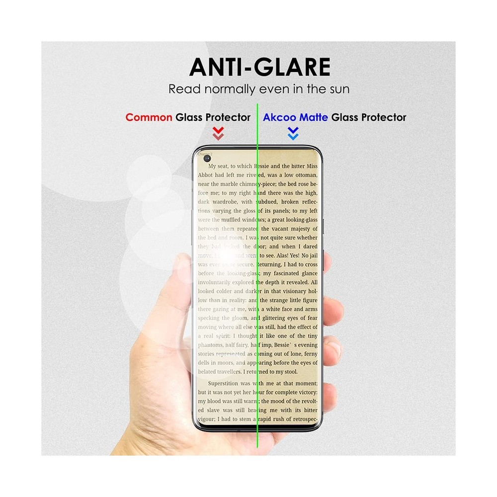 Matte Screen Protector for OnePlus 9 Pro [2 Pack], UV Tempered Glas... Fast Ship