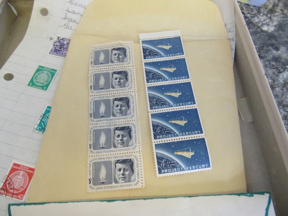 My First Stamp Album Vintage 1960 Minkus Publications Includes Many Stamps