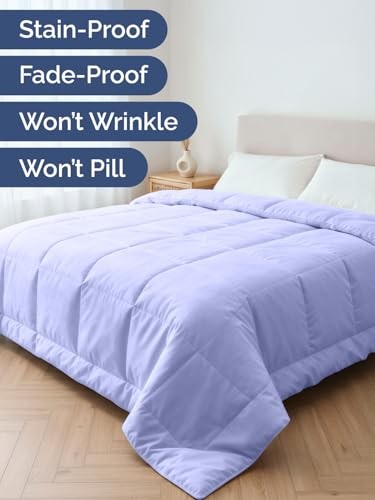 Queen Size, Lavender Alternative Down Comforter Queen (88" x 88") 09 - Lavender