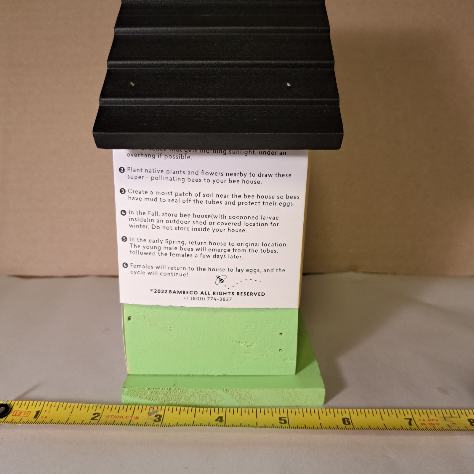 BAMBECO 8" Tower Bee House.