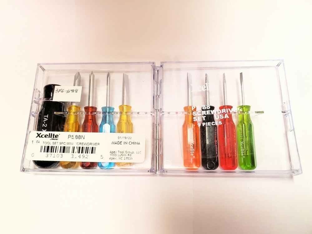 Xcelite PS88N Screwdriver Set 3F6-588 1 pc