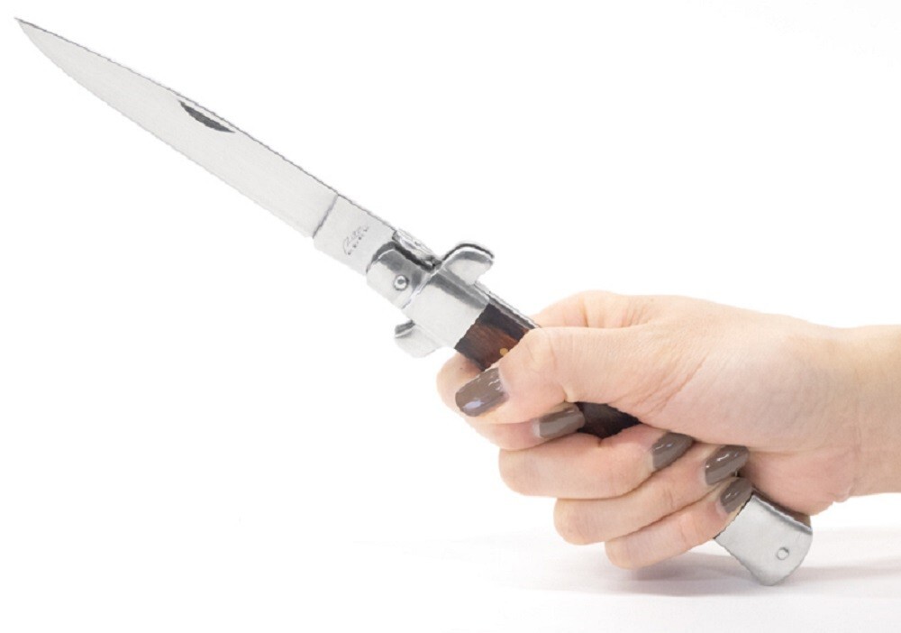 X-Large 10.5" Heavy Duty Lockback Stiletto Folding Knife by Rite Edge - NEW