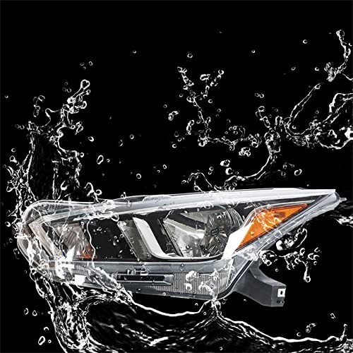 Headlight Assembly Left Side Replacement for Versa 2020 2021 Halogen Headlamp