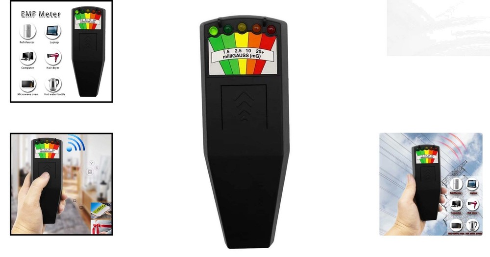 Handheld EMF Meter for Ghost Hunting - Precision Radiation Detection Device