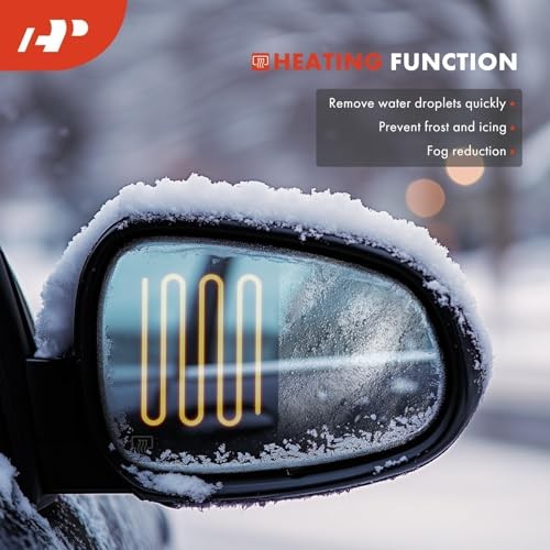 Driver Side Heated Mirror Glass - Compatible with 2003-2007 Left Driver Side