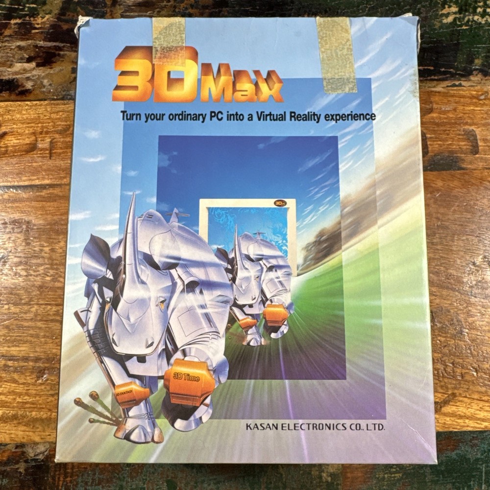 KASAN ELECTRONICS KASAN 3D-MAX Vintage Programming Computing 1995