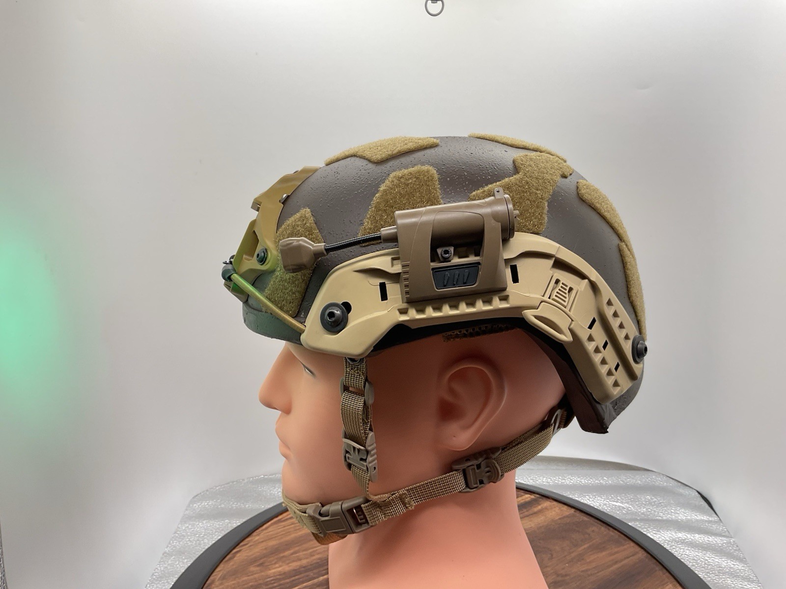 Military Ballistic Helmet 3A Customized, Rebuilt, Size Large/Med.American