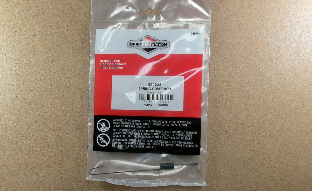 590625 Briggs & Stratton Governor Spring