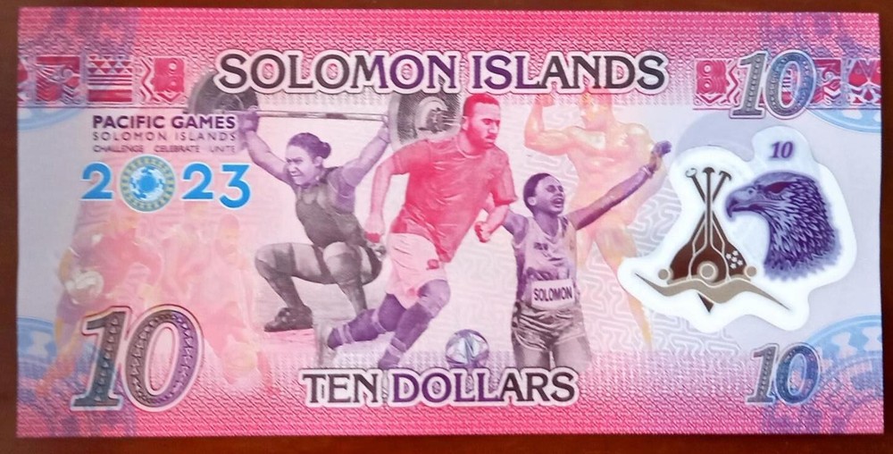 Solomon Islands 10 Dollars 2023 Replacement Unc