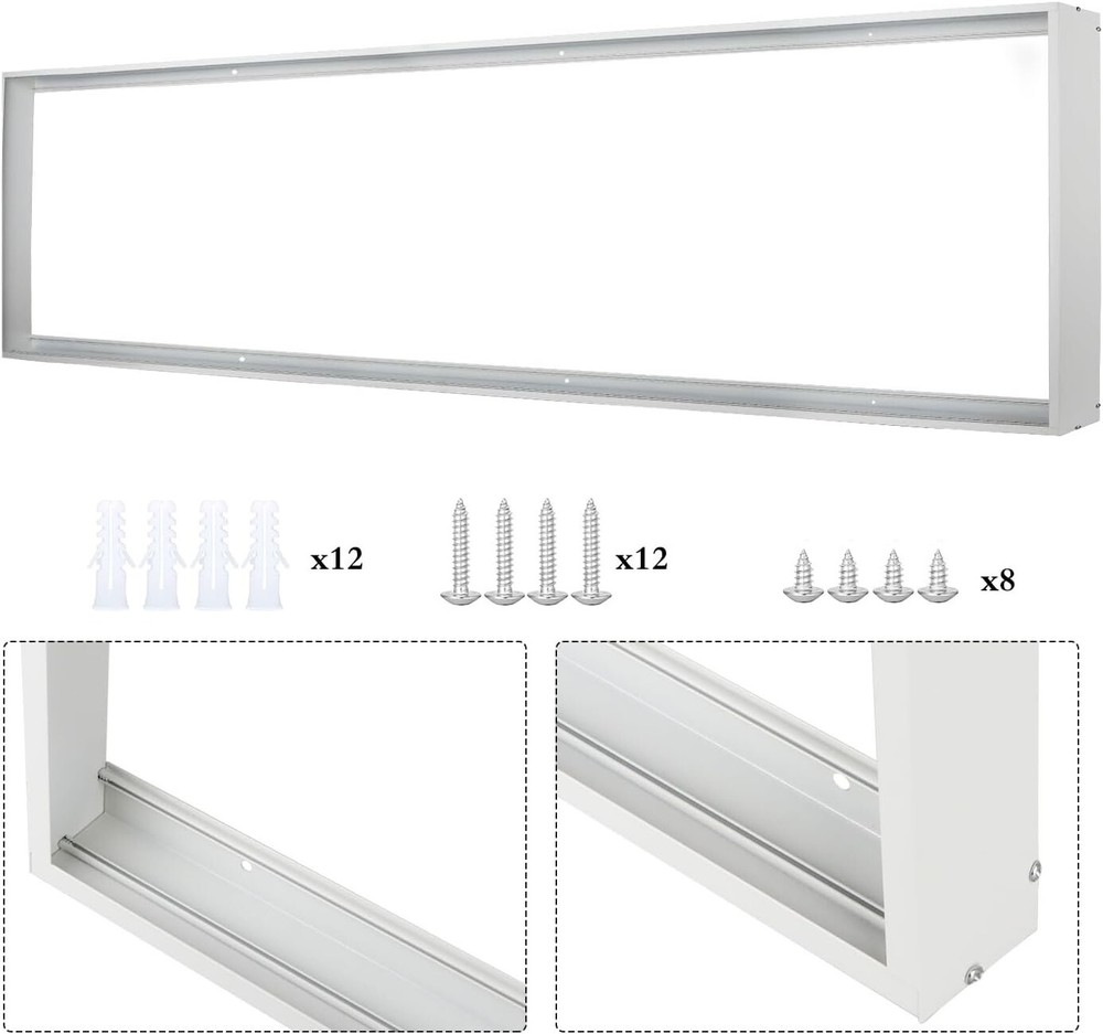 1X4 FT Surface Mounted Frame Kits for Ceiling installation, 2.75"H