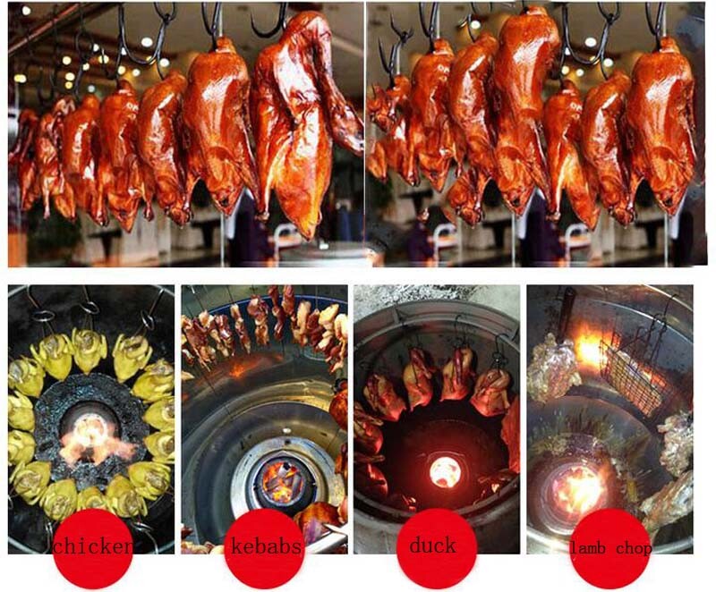 NEW Commercial Charcoal Roast Duck Oven Turkey Chicken Roaster Cooker BBQ Grill
