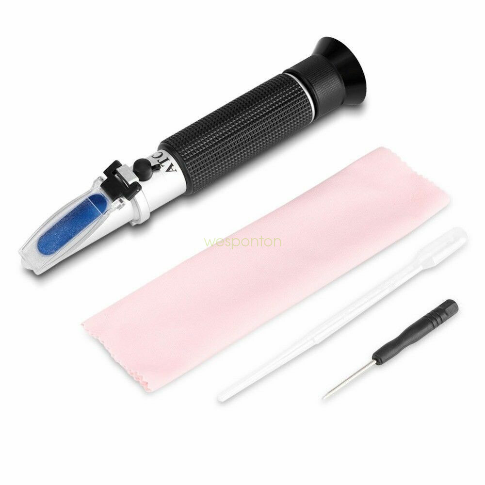 0~32% Brix Specific Gravity Refractometer Fruit Juice Wine Sugar Test
