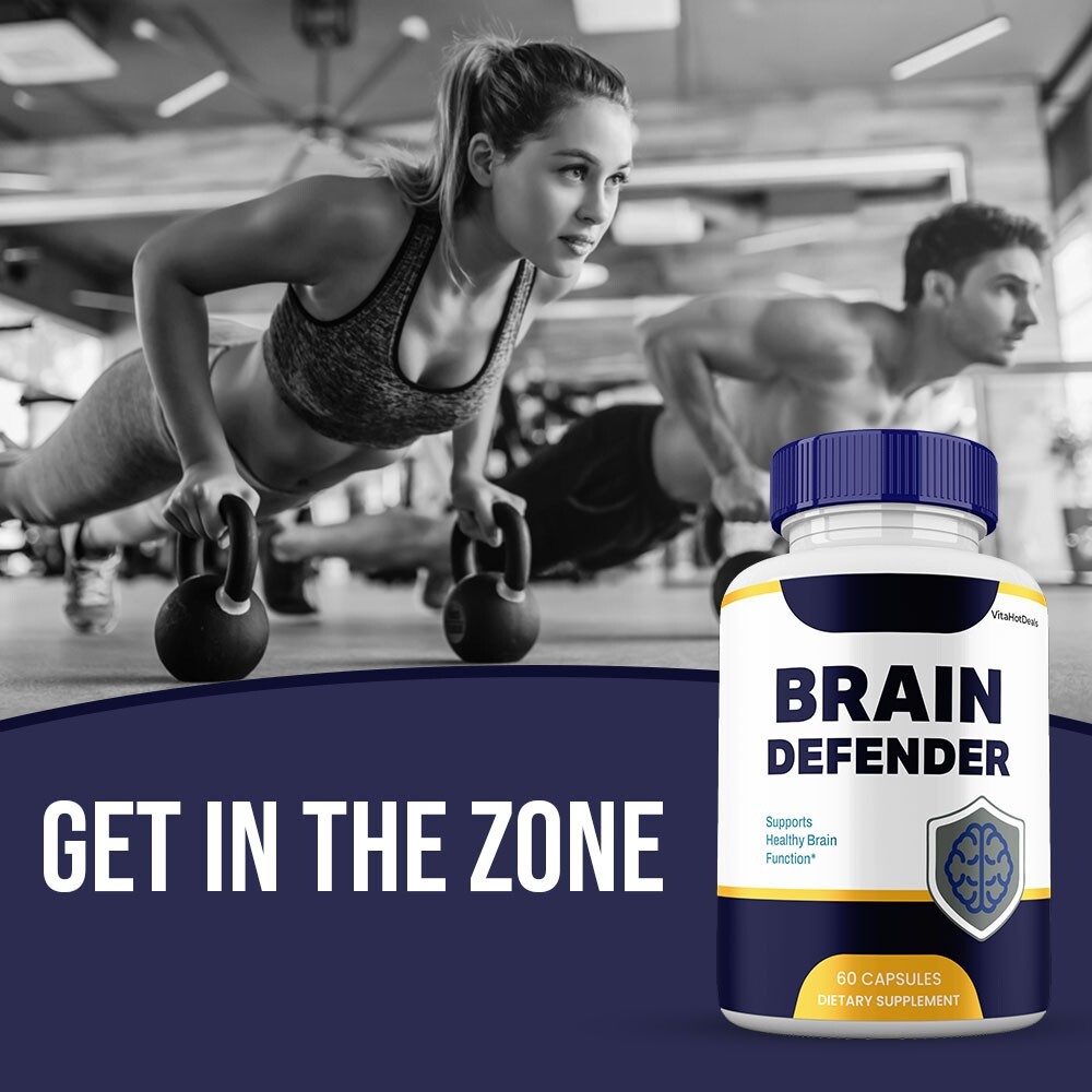 Brain Defender Capsules, Maximum Strength Pills Cognitive and Brain (10 Pack)