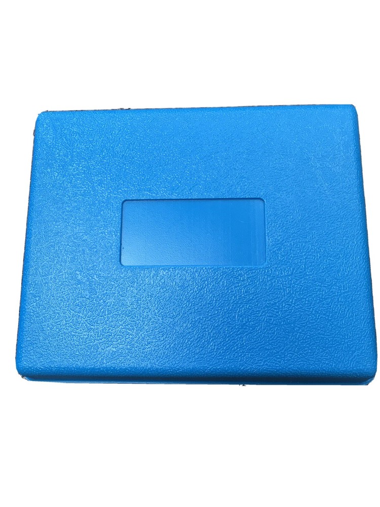 small plastic storage case 6”by 7” By 2” High