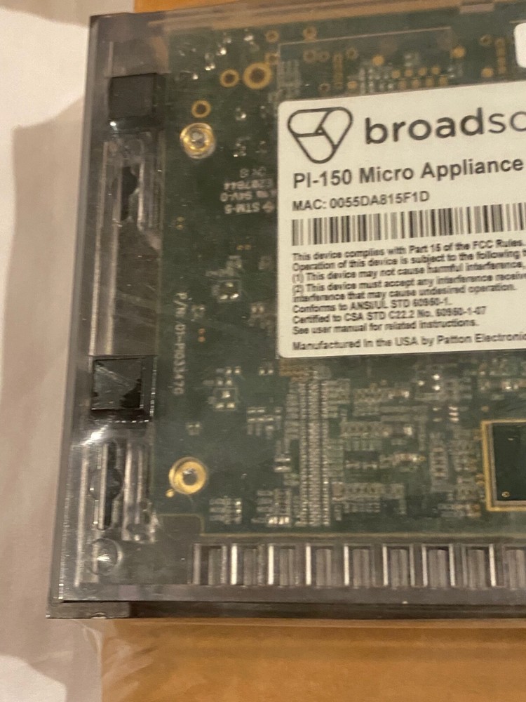 BROADSOFT PI-150 MICRO APPLIANCE New in Box