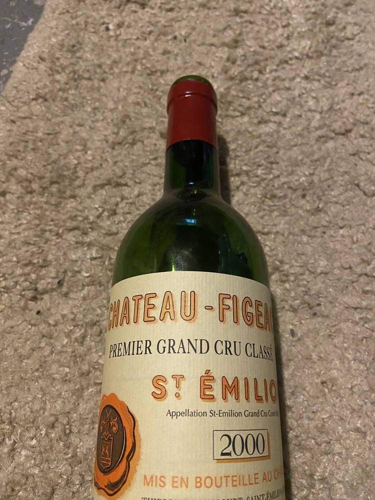 2000 Chateau Figeac St Emilion (empty) Bordeaux Bottle