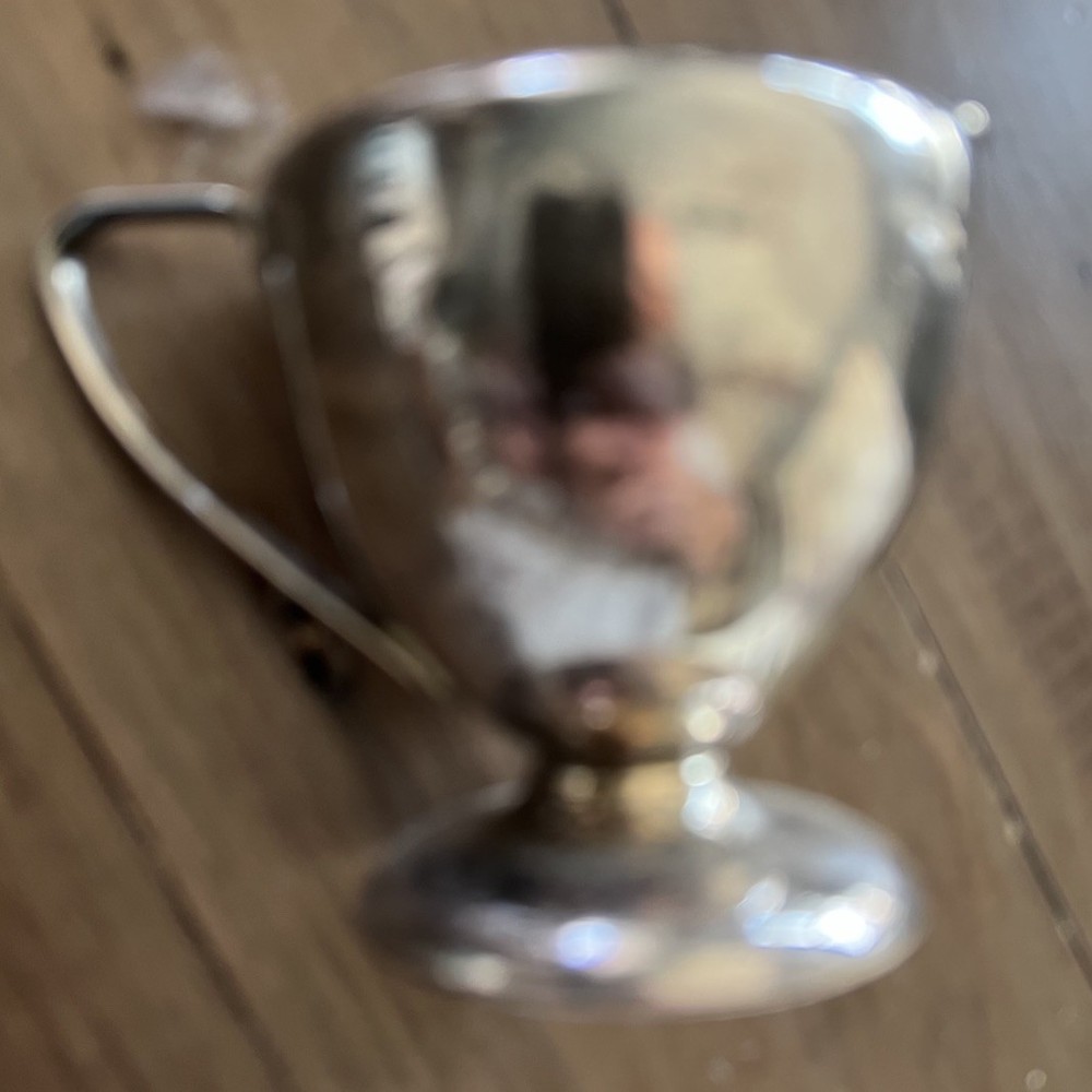 Vintage Silver-Plated Creamer Cup
