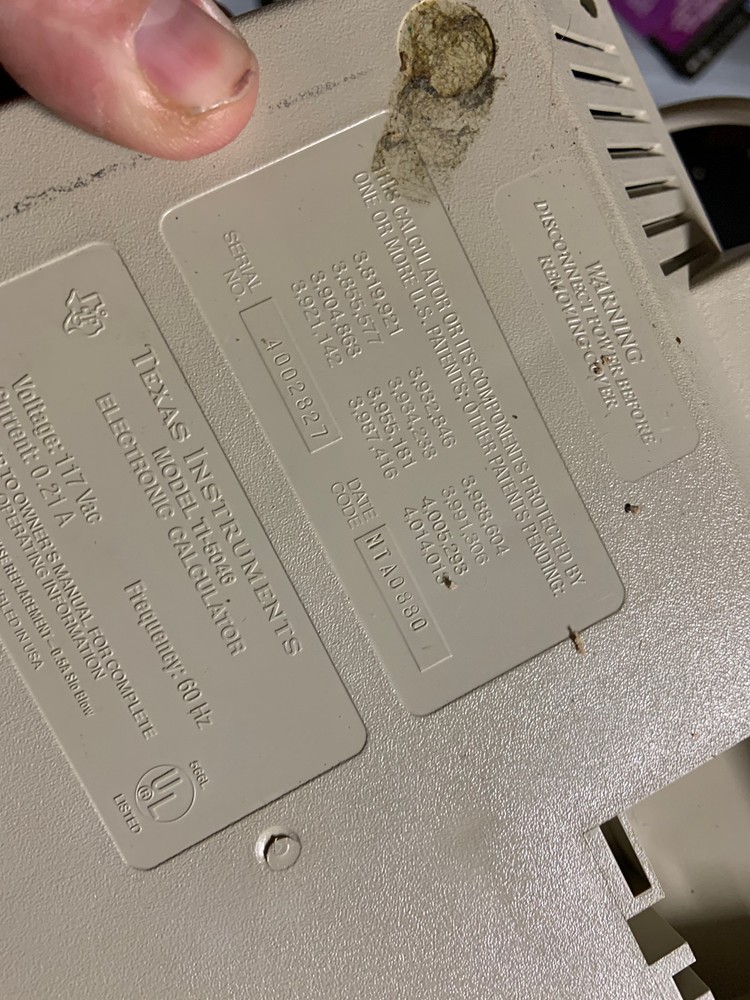 Texas Instruments ti-5040 Printing Calculator