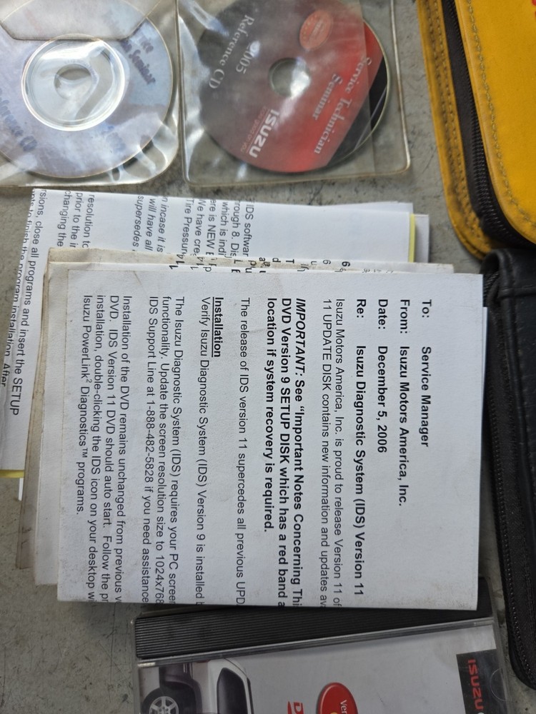 Isuzu Power Link Diagnostics CD Set