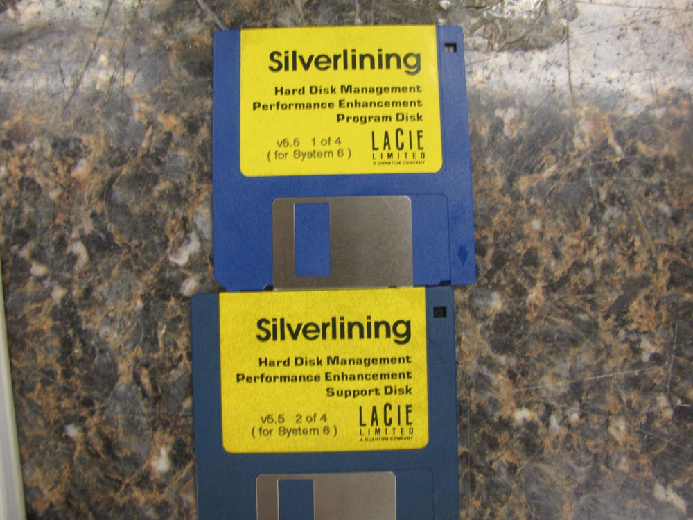 LACIE - Silverlining Hard Disk Management Enhancement Program 3.5" Disks & Guide
