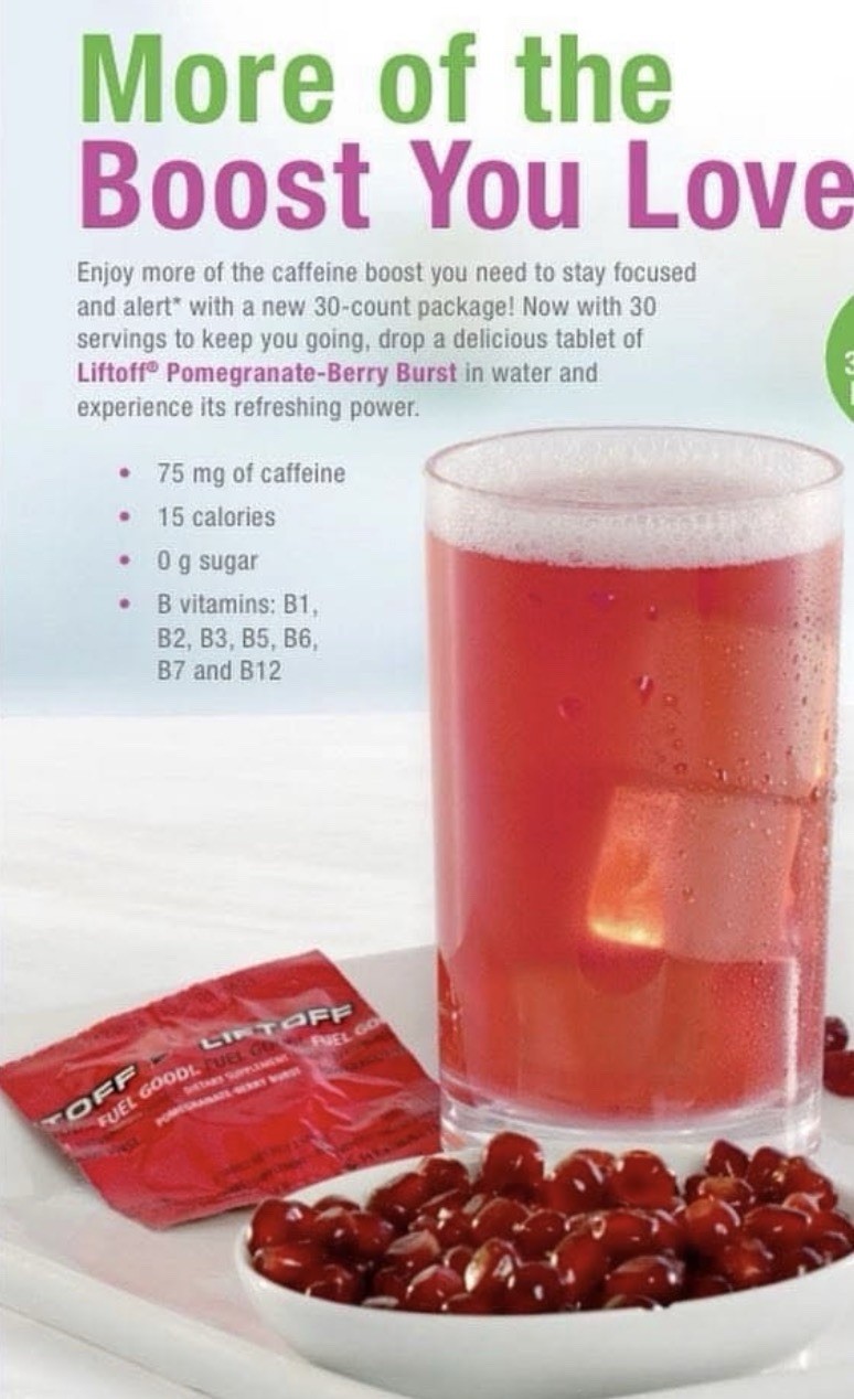 herbalife liftoff pomegranate 💥 (10 Count)