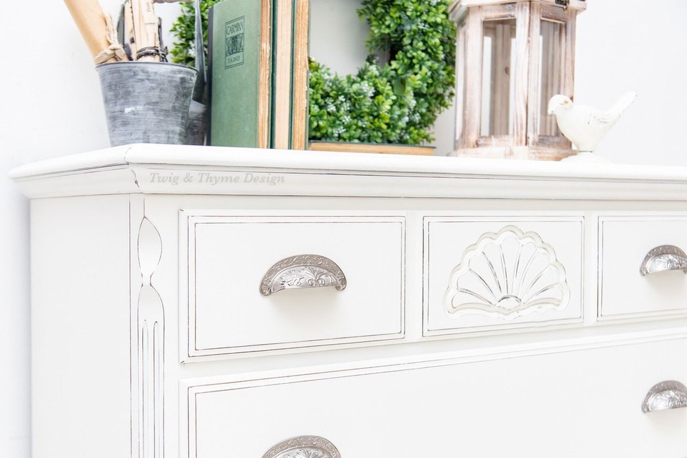 2-1/2" Baroque Style Cup Pull Brushed Nickel