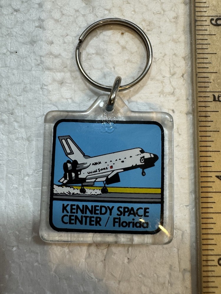 Vintage Kennedy Space Center- Space Shuttle Keychain