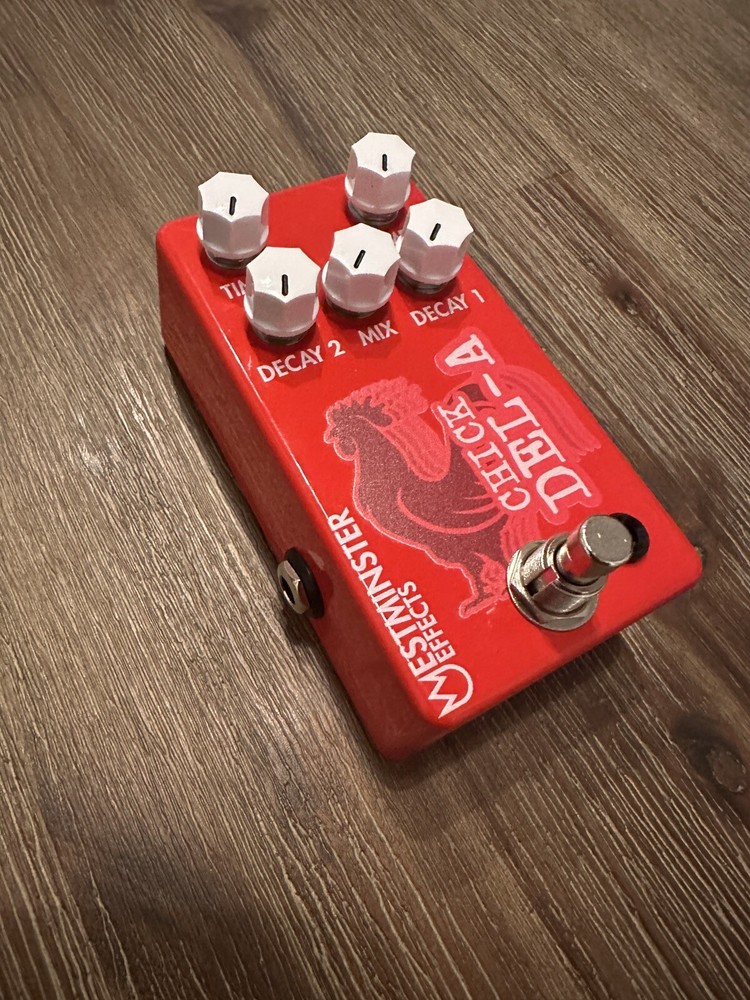 Westminster Effects Chick-Del-A Delay Pedal + 2-6" Patch Cables