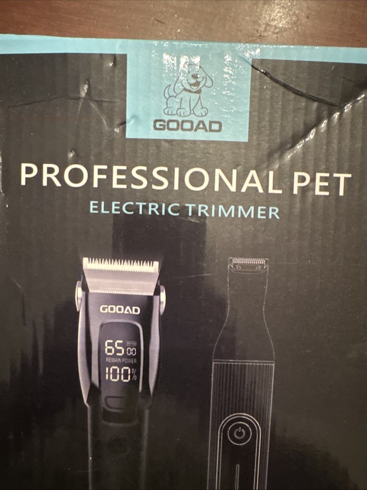 GOOAD Professional Pet Electric Trimmer Six Adjustable Guide Combs Dog Grooming