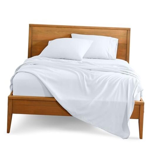 Sheet Set - Luxury 1800 Ultra-Soft Microfiber Bed Sheets - Queen 01 - White