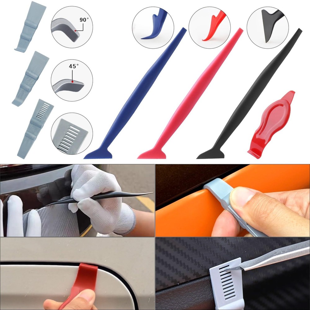 Car Window Tint Tools Kit Vinyl Wrap Tool Car Windshield Back Window Tinting ...