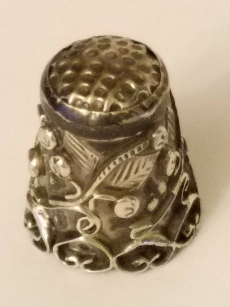 Antique Sterling Silver 925 Thimble