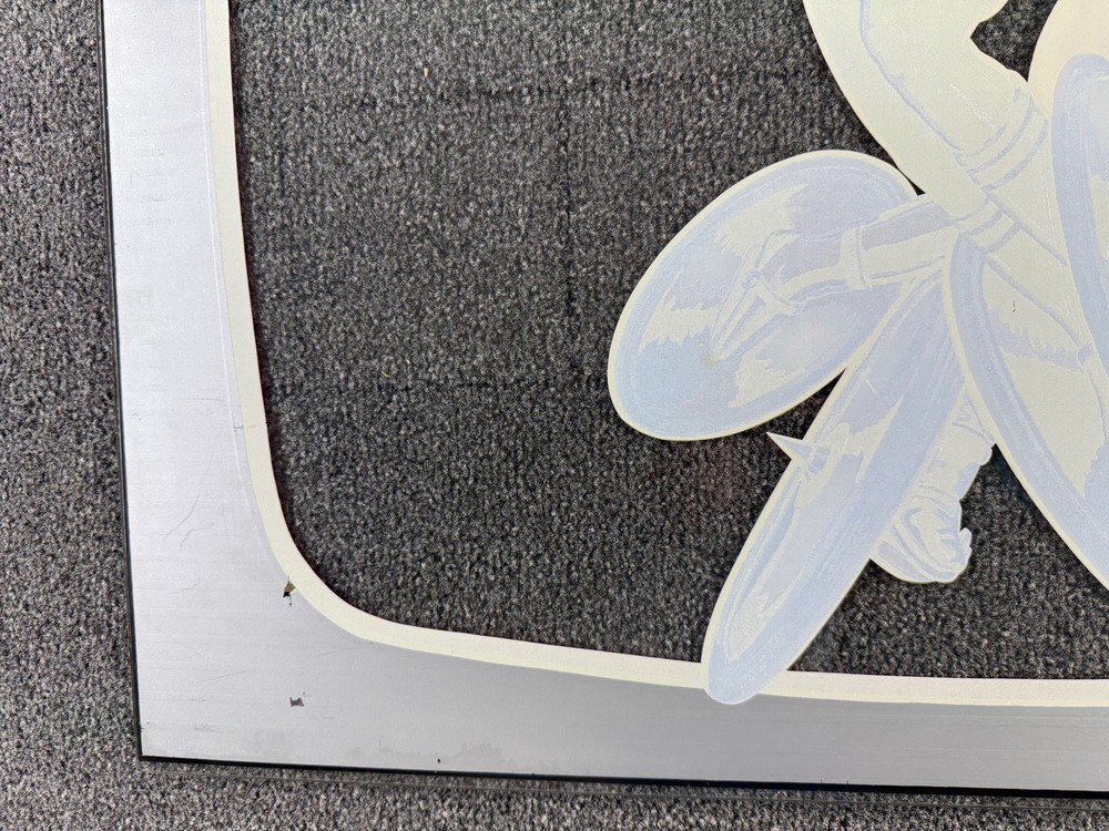 Bally Vector Pinball Machine Game Backglass Outer ORIGINAL