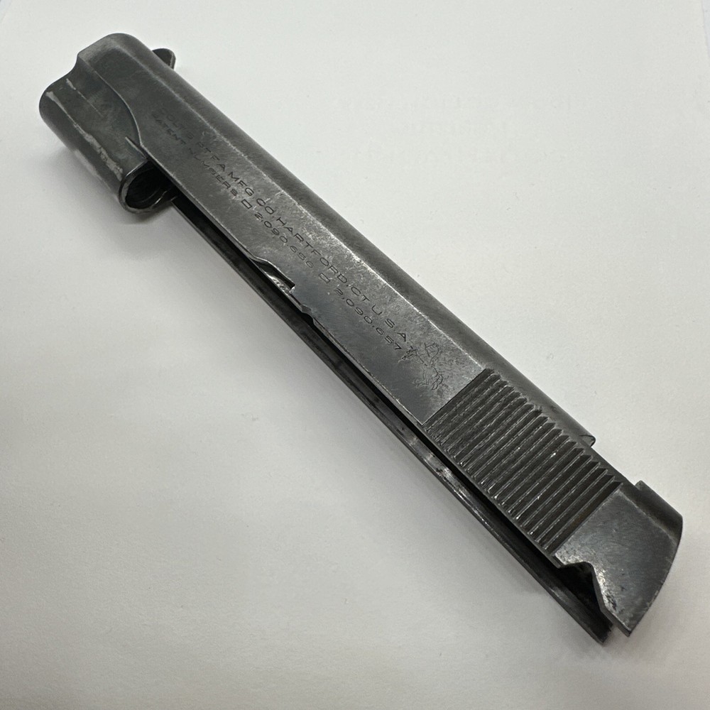 Original 1931 Colt Service Ace Marked SERIALIZED Conversion Slide 1ST YEAR ISSUE