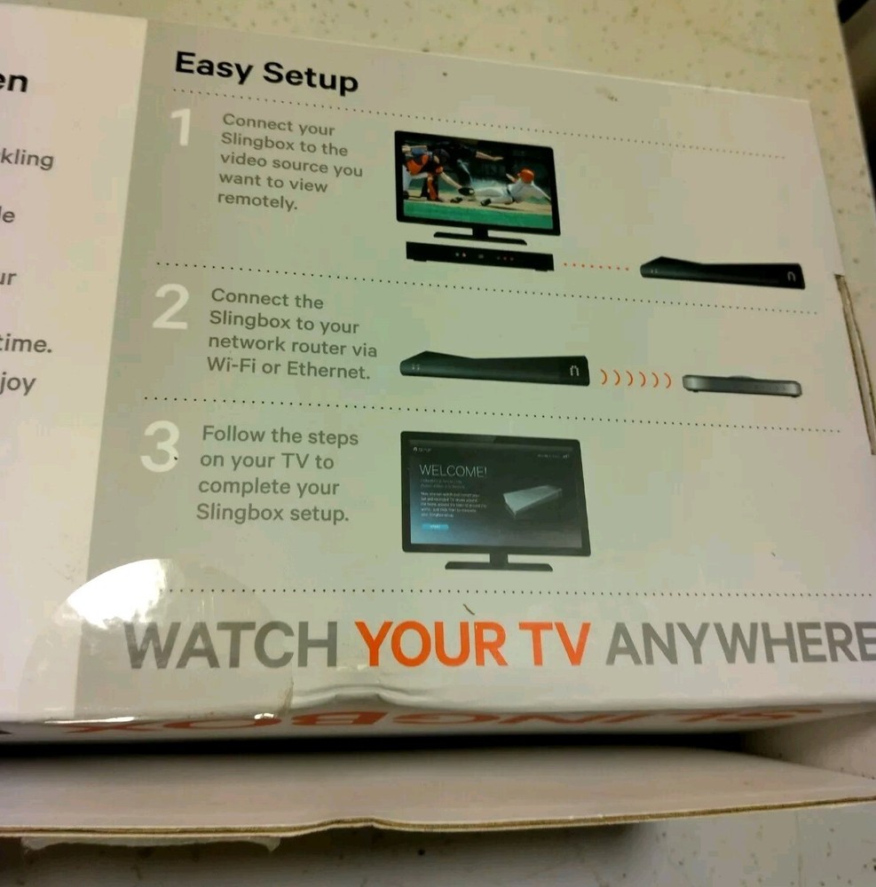 Slingbox 500 With Box And Cords No Remote