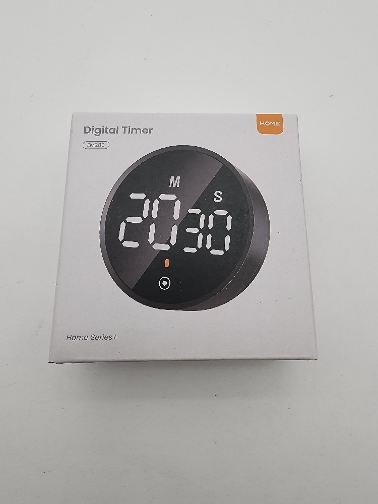 Digital Kitchen Timer Magnetic - Large LED Visual Countdown for Cooking Lab