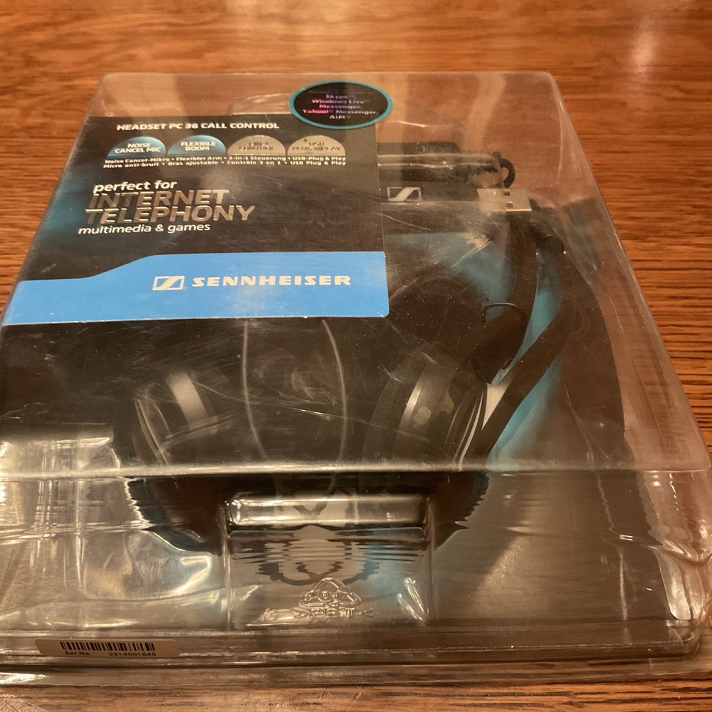 Sennheiser PC36 USB Internet Multimedia & E-Learning Headset w/ Mic -