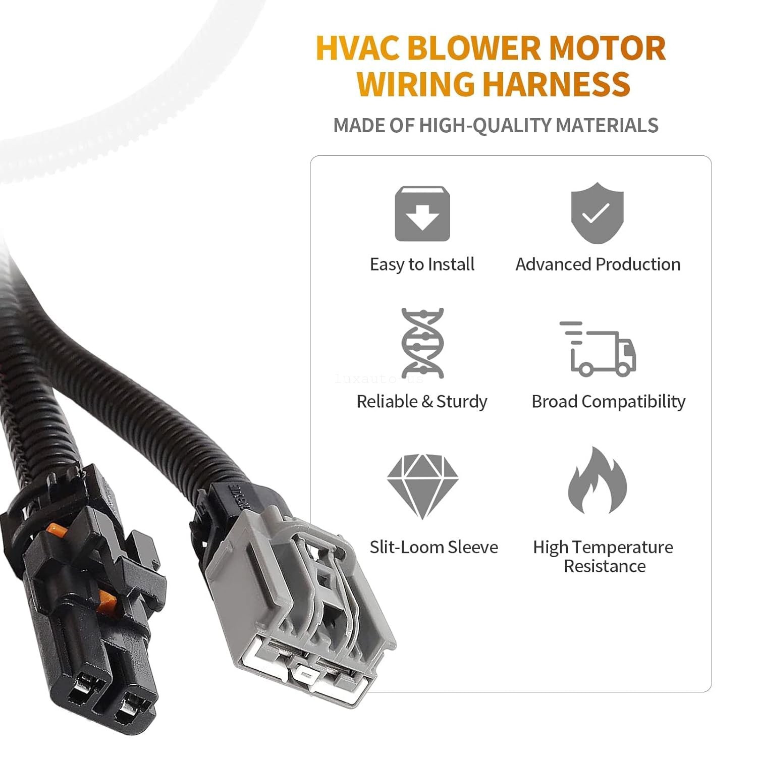 Blower Motor Resistor Adapter Wiring Harness 22957044 For 2007-2014 GMC Yukon