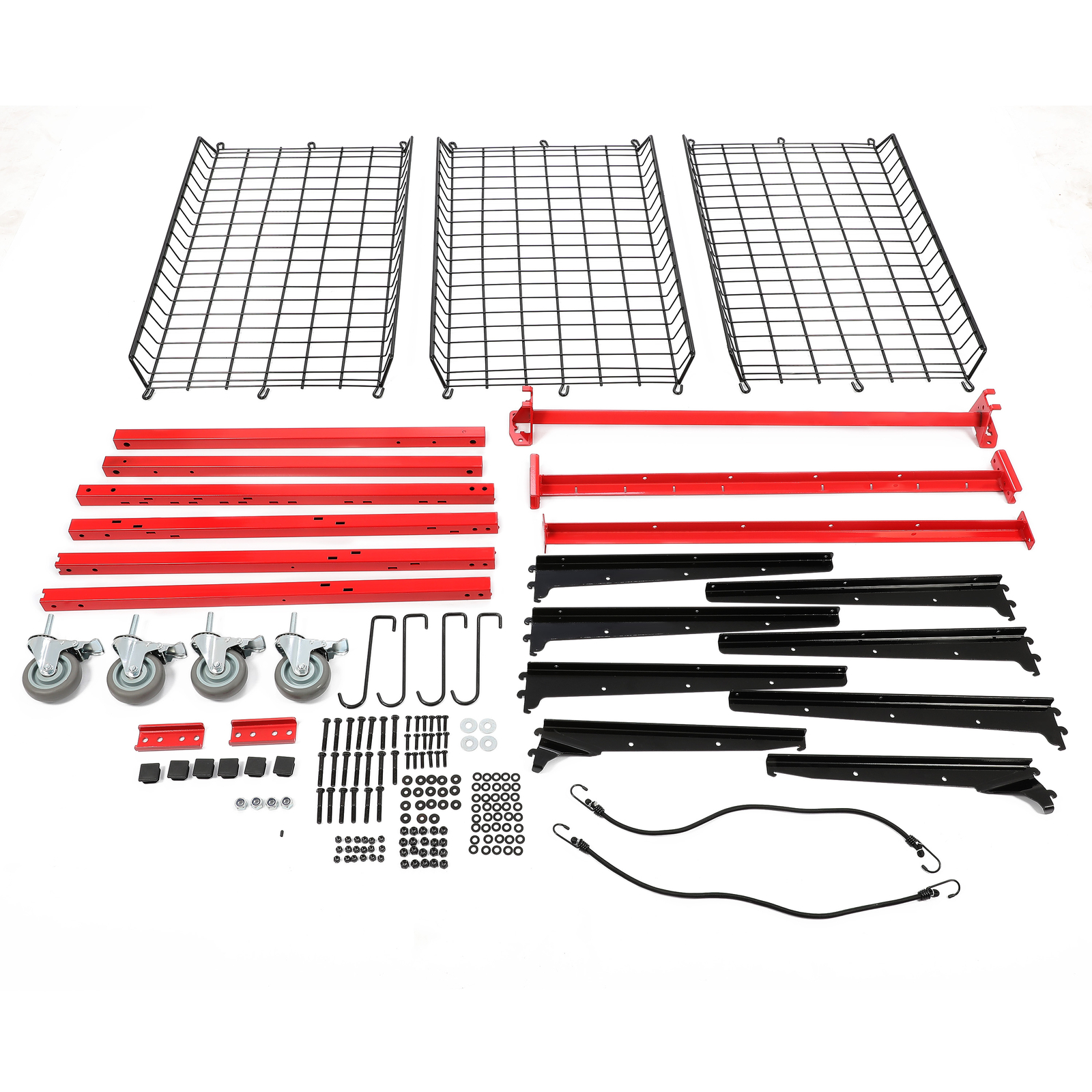 Universal Auto Body Rolling Parts Storage Rack for Repair Shops Garages Cart