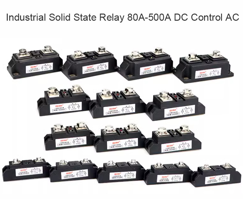 Industrial Solid State Relay BEM-H180Z BEM-H3200Z 80A-500A DC Control AC SSR