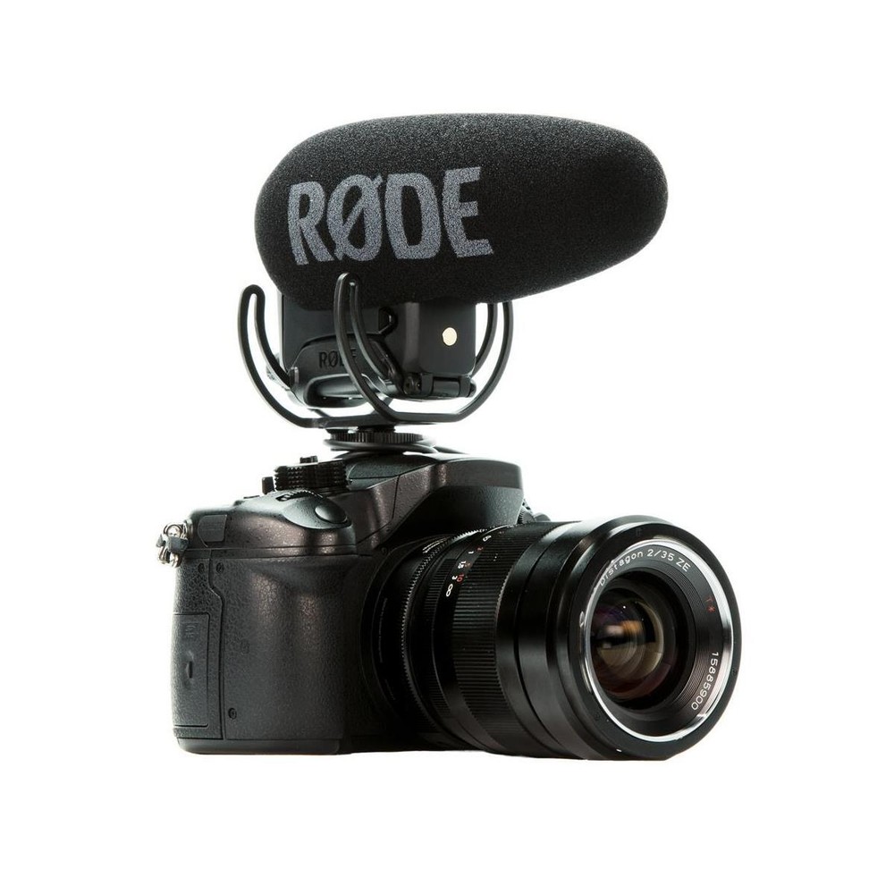 Rode VideoMic Pro+ Directional On-Camera Microphone with Rycote Lyre Shockmount