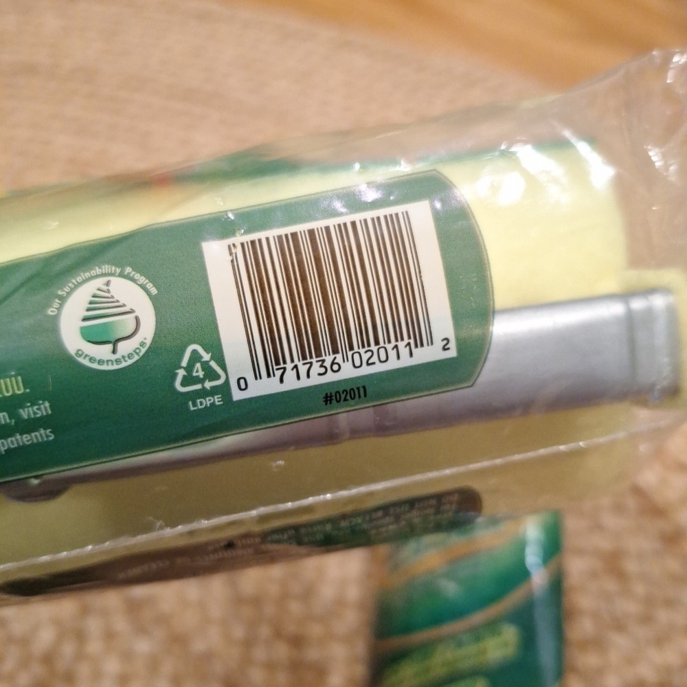3 x Libman Nitty Gritty Roller Mop Refills NEW #02011 Sponge Green Yellow