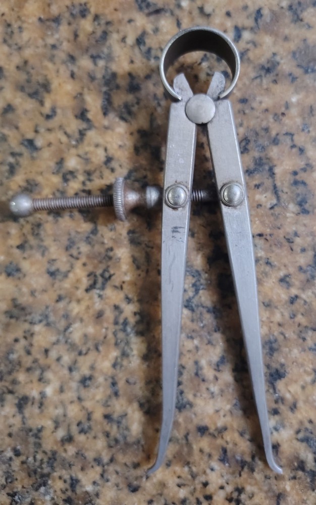 🗽 VINTAGE STARRETT 4-1/2" ID CALIPER