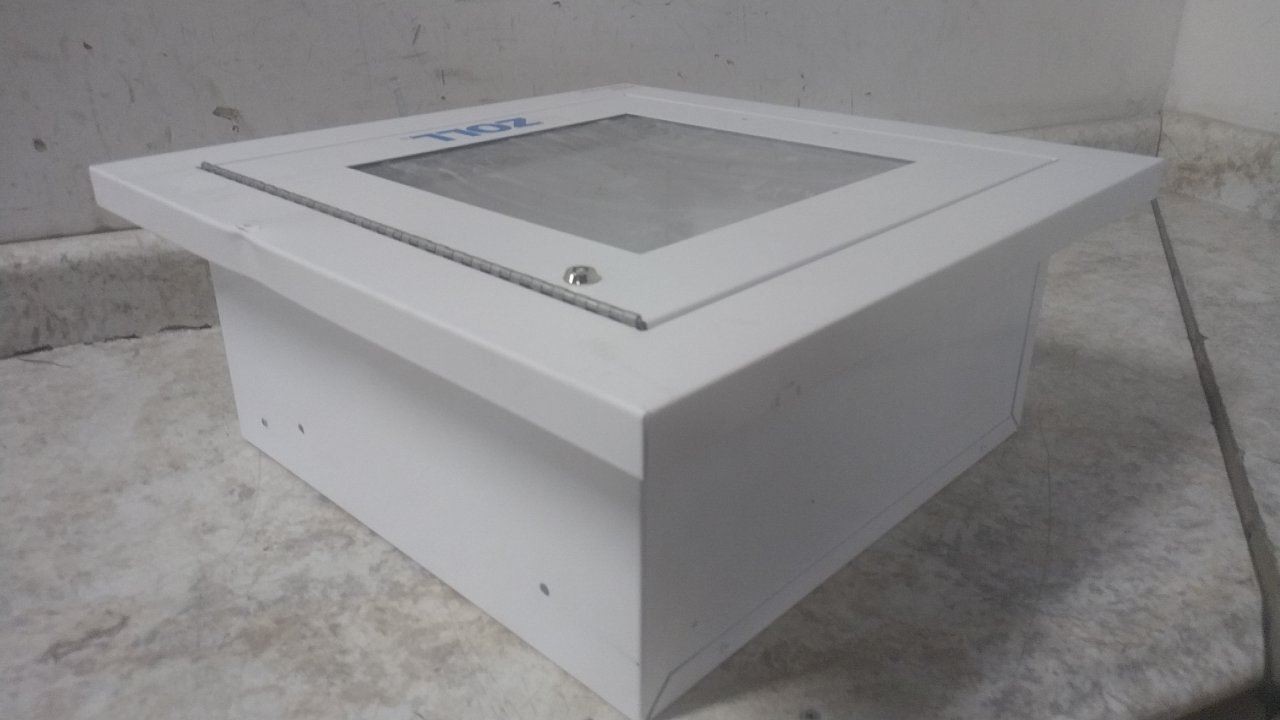 Zoll 8000-001258 14 x 14 In Opening White Stainless Steel Wall Cabinet