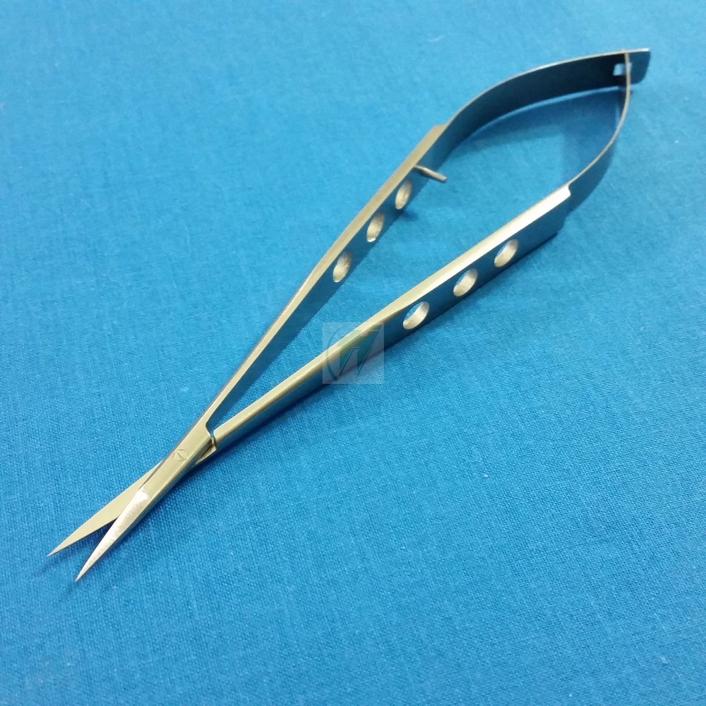FINE TIP POINT SPRING SELF RETRACTING STITCH MICRO SCISSORS 5.5" STRAIGHT