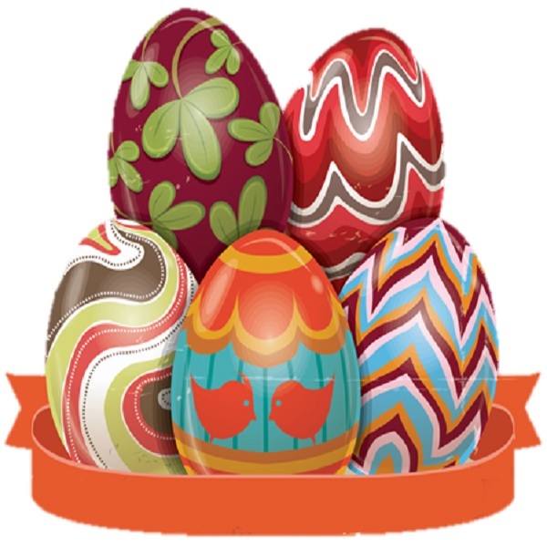 30 Custom Easter Egg Art Personalized Address Labels