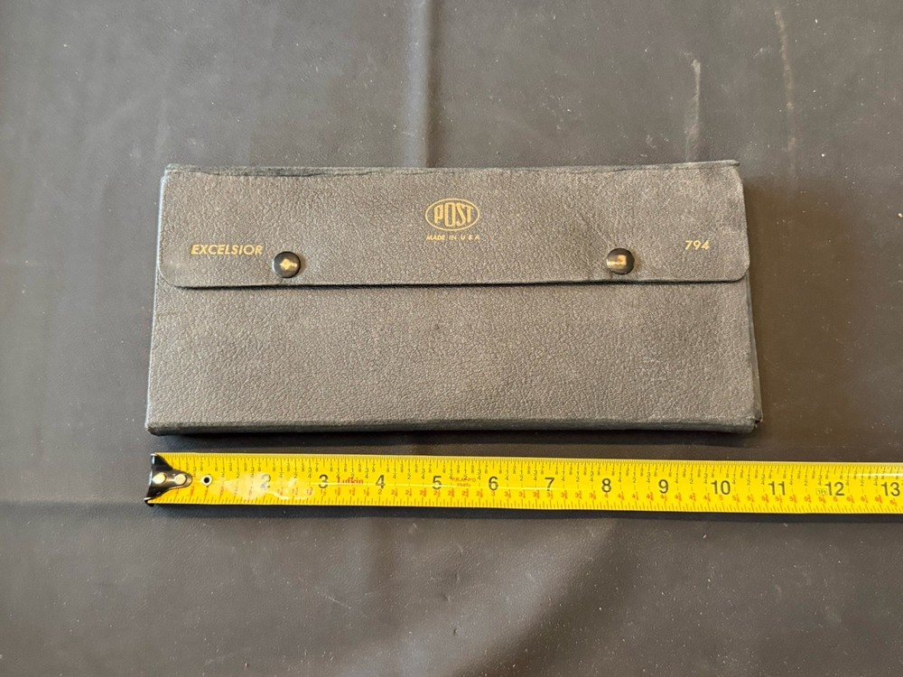 Vintage Frederick Post Excelsior 704 Drafting Compass Set Complete