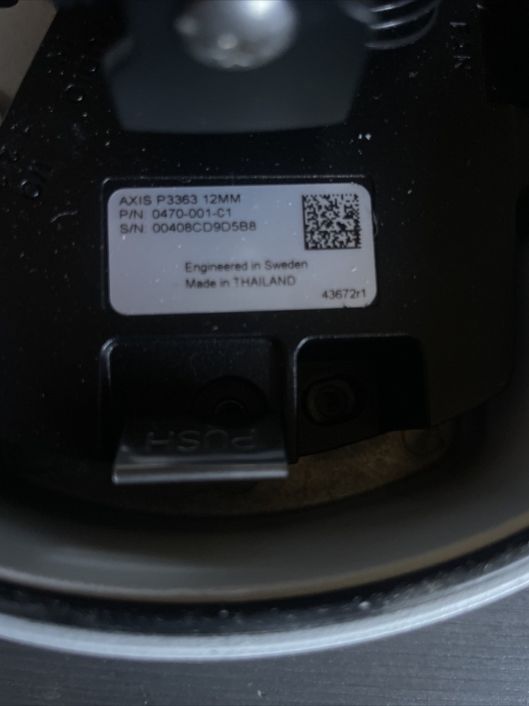 Axis Communications P3363 12MM