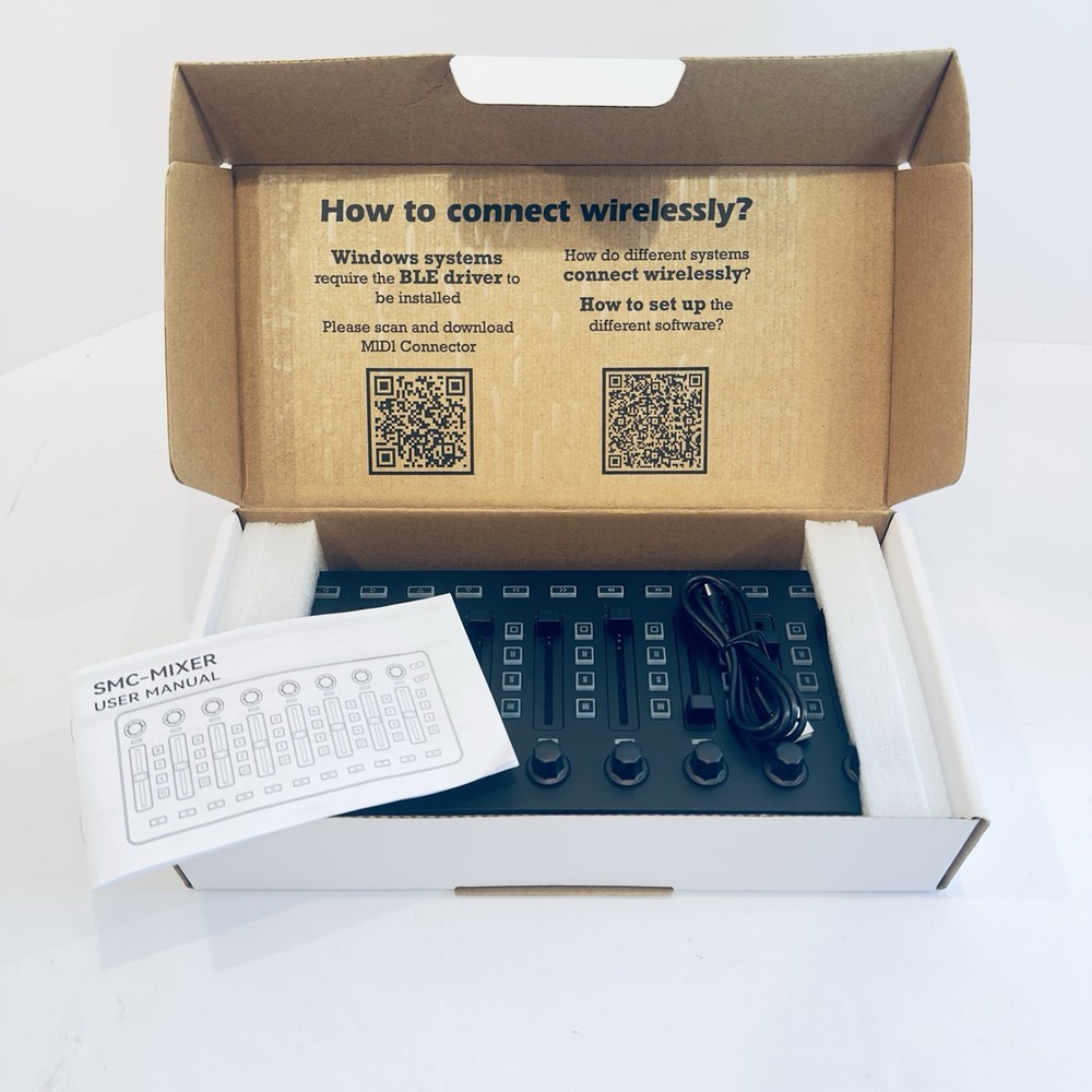 M-VAVE SMC-Mixer Wireless MIDI Controller Bluetooth DAW USB Rechargeable