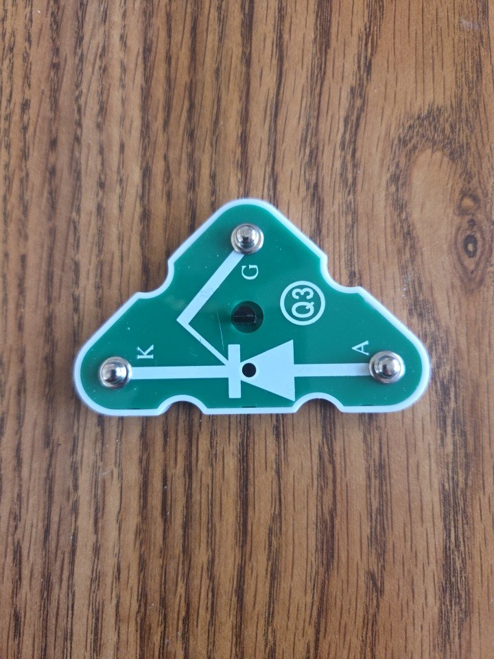 SNAP CIRCUITS Elenco SCR Transistor (Q3), Part # 6SCQ3
